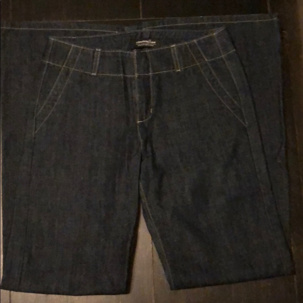 NWOT London Jean denim trousers flared sz 6 tall